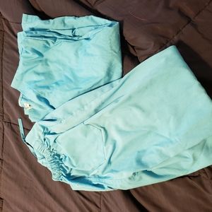 Turquoise scrubs